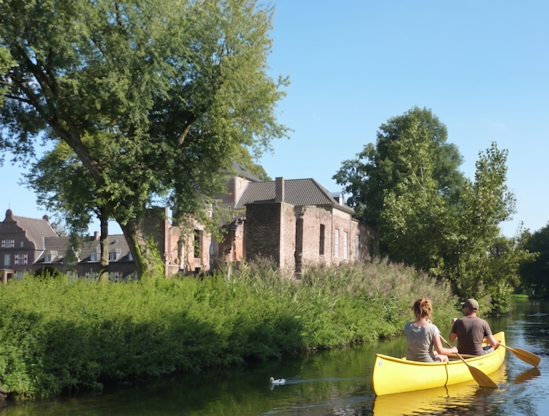 Paddeln auf der Niers